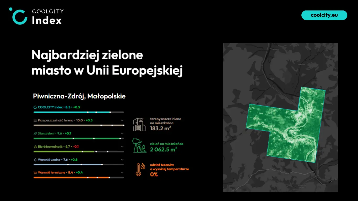 Piwniczna Zdrój najbardziej zielonym miastem w EU v2